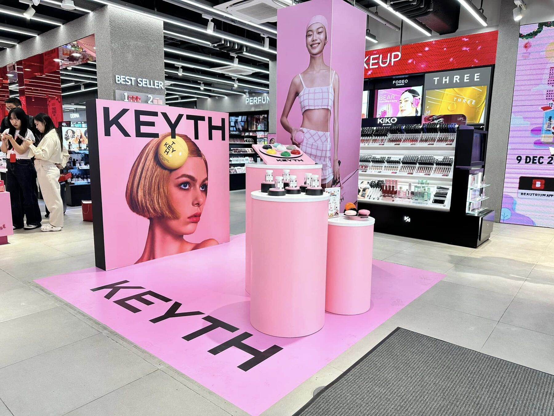บูธกิจกรรม KEYTH ที่ Beautrium Siam Square